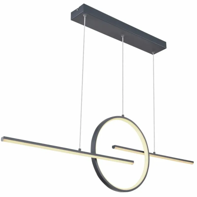 Luminaires Globo Lighting Suspension Globo BARRAL Noir, 1 lumière