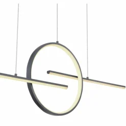 Luminaires Globo Lighting Suspension Globo BARRAL Noir, 1 lumière