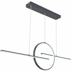 Luminaires Globo Lighting Suspension Globo BARRAL Noir, 1 lumière