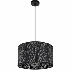 Luminaires Globo Lighting Suspension Globo BARZI Noir, 1 lumière* Suspensions