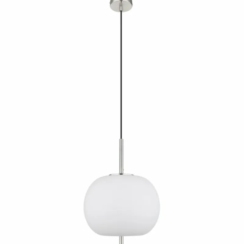 Luminaires Globo Lighting Suspension Globo BLACKY Nickel mat, 1 lumière