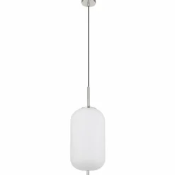 Luminaires Globo Lighting Suspension Globo BLACKY Nickel mat, 1 lumière