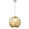 Lampe Turque-Luminaires Globo Lighting Suspension Globo BRANDON Chrome, 1 lumière