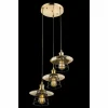 Lampes Vintages & Rétros-Luminaires Globo Lighting Suspension Globo Bronze, 3 lumières