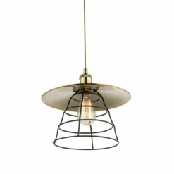Lampes Vintages & Rétros-Luminaires Globo Lighting Suspension Globo Bronze, 1 lumière