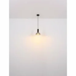 Suspension Verre Fumé-Luminaires Globo Lighting Suspension Globo CLASSIS Noir, 1 lumière