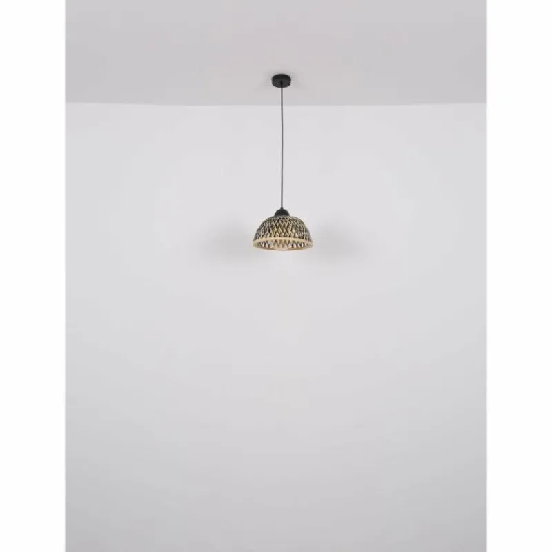 Luminaires Globo Lighting Suspension Globo COLLY Noir, 1 lumière* Suspensions