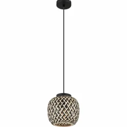 Luminaires Globo Lighting Suspension Globo COLLY Noir, 1 lumière* Suspensions