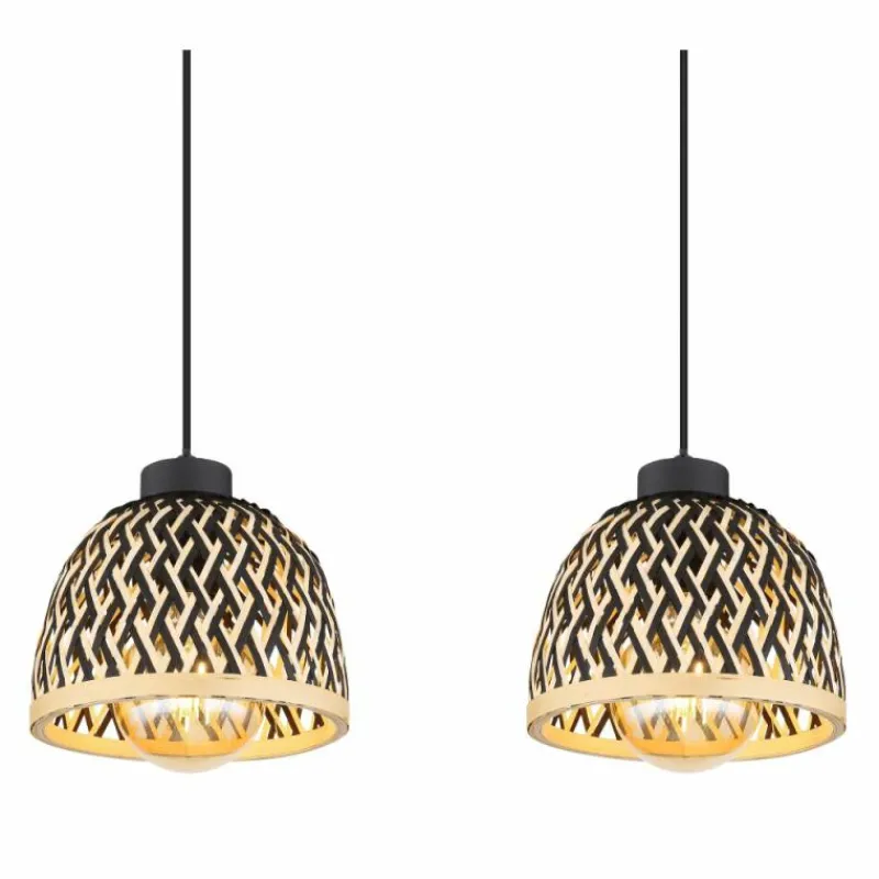 Luminaires Globo Lighting Suspension Globo COLLY Noir, 4 lumières* Suspensions