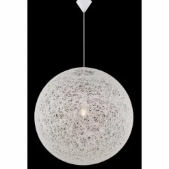 Lampes En Tissu-Luminaires Globo Lighting Suspension Globo COROPUNA Beige, 1 lumière