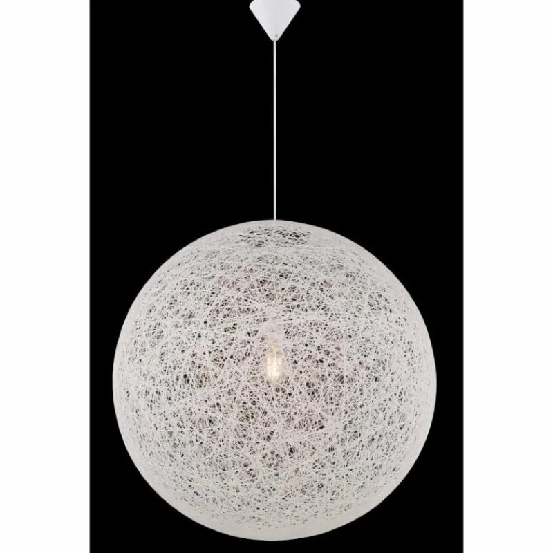 Lampes En Tissu-Luminaires Globo Lighting Suspension Globo COROPUNA Beige, 1 lumière
