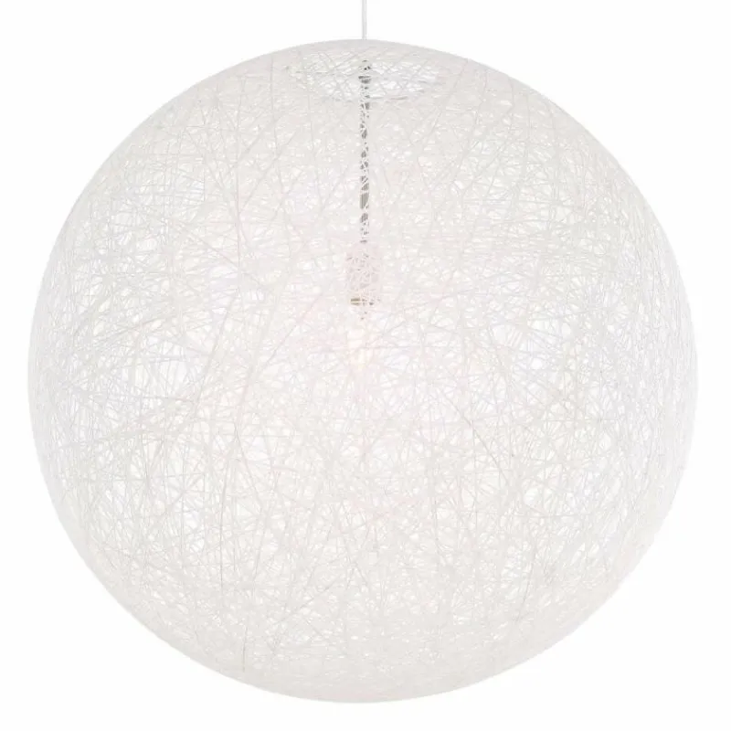 Lampes En Tissu-Luminaires Globo Lighting Suspension Globo COROPUNA Beige, 1 lumière