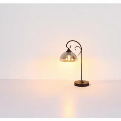 Luminaires Antiques-Luminaires Globo Lighting Suspension Globo COTTAGE Noir, 5 lumières