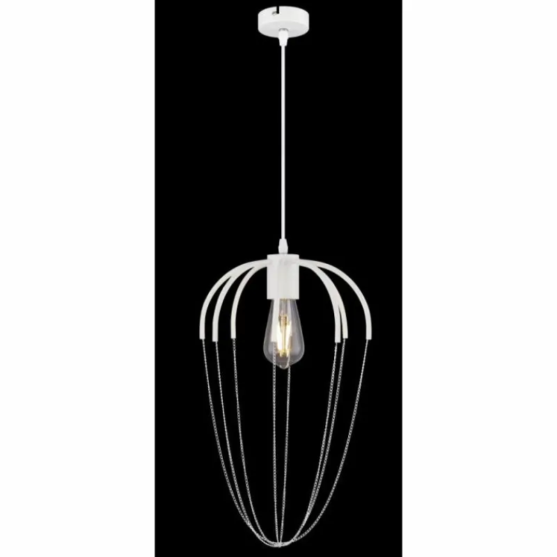 Luminaires Globo Lighting Suspension Globo CREAM Blanc, 1 lumière* Suspensions