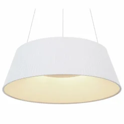 Luminaires Globo Lighting Suspension Globo CROTONE LED Blanc, 1 lumière, Télécommandes