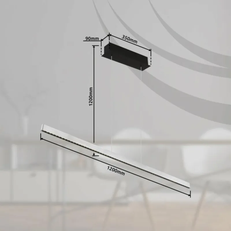 Luminaires Globo Lighting Suspension Globo DENTSY LED Noir, 1 lumière* Suspensions