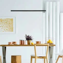 Luminaires Globo Lighting Suspension Globo DENTSY LED Noir, 1 lumière* Éclairage Led