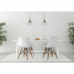 Suspension Verre Fumé-Luminaires Globo Lighting Suspension Globo DOROTHEA Laiton, Noir, 1 lumière