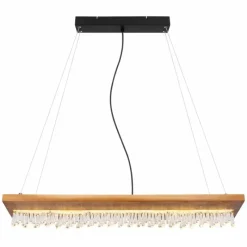 Luminaires Globo Lighting Suspension Globo EDELTRAUD LED Noir, 1 lumière* Suspensions