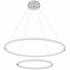 Luminaires Globo Lighting Suspension Globo EPI LED Blanc, 1 lumière* Suspensions