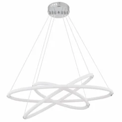 Luminaires Globo Lighting Suspension Globo EPI LED Blanc, 1 lumière* Suspensions