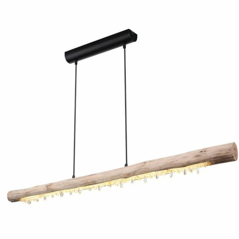 Luminaires Globo Lighting Suspension Globo FELICITAS LED Noir, 1 lumière