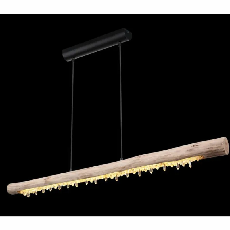 Luminaires Globo Lighting Suspension Globo FELICITAS LED Noir, 1 lumière