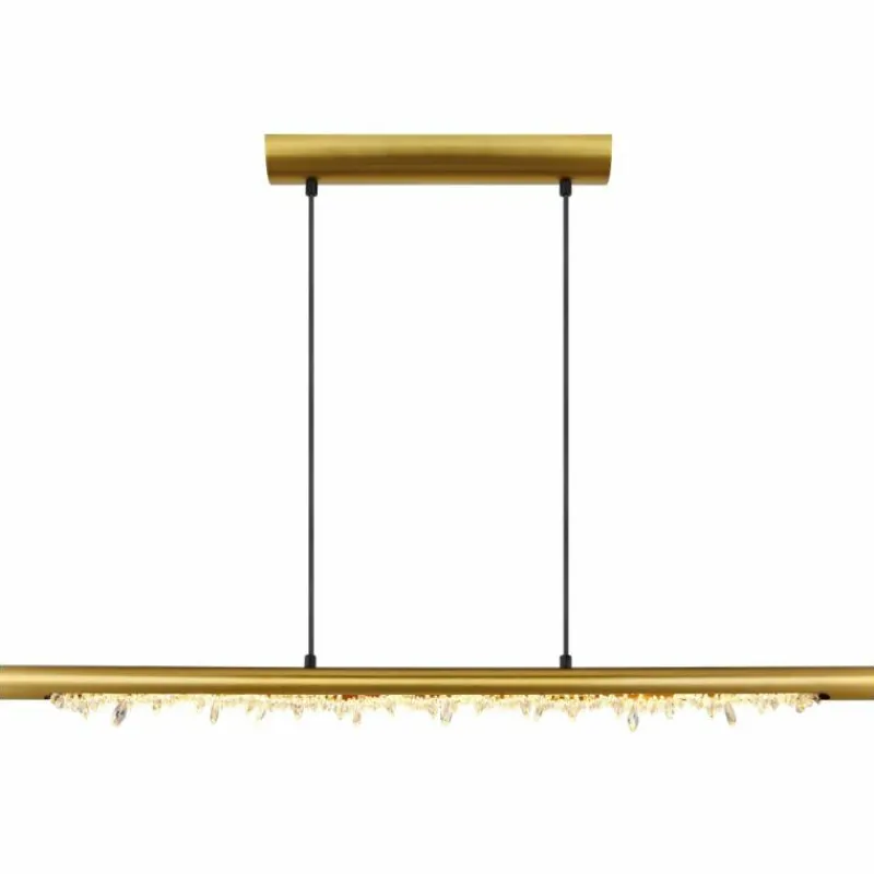 Luminaires Globo Lighting Suspension Globo FELICITAS LED Laiton, 1 lumière* Éclairage Led