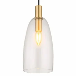 Luminaires Globo Lighting Suspension Globo GARRI Laiton, 1 lumière