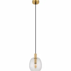 Luminaires Globo Lighting Suspension Globo GARRI Laiton, 1 lumière