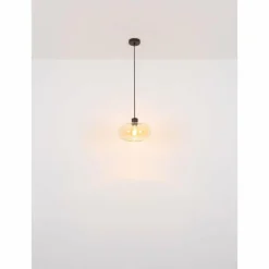 Luminaires Globo Lighting Suspension Globo GIUSEPPE Noir, 1 lumière