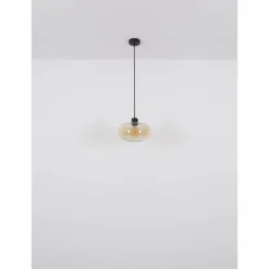 Luminaires Globo Lighting Suspension Globo GIUSEPPE Noir, 1 lumière
