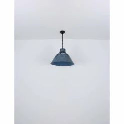 Lampes Industrielles-Luminaires Globo Lighting Suspension Globo GÜNTHER Bleu, Noir, 1 lumière