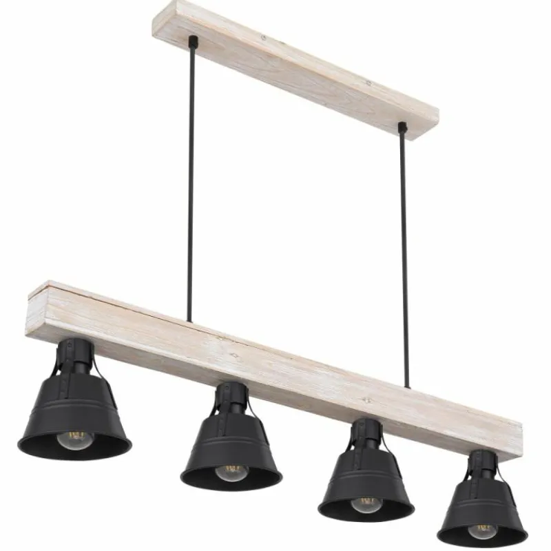 Lampes Dorées-Luminaires Globo Lighting Suspension Globo GÜNTHER Or, Blanc, 4 lumières