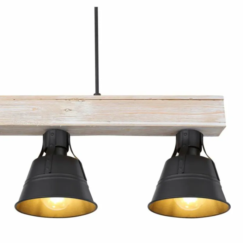 Lampes Dorées-Luminaires Globo Lighting Suspension Globo GÜNTHER Or, Blanc, 4 lumières