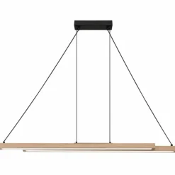 Luminaires Globo Lighting Suspension Globo GREKKIE LED Noir, 1 lumière, Télécommandes* Éclairage Led