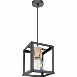 Luminaires Globo Lighting Suspension Globo HAGAR Noir, 1 lumière* Suspensions