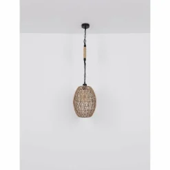Style Boho-Chic-Luminaires Globo Lighting Suspension Globo HALIA Brun, Noir, 1 lumière