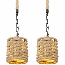 Style Boho-Chic-Luminaires Globo Lighting Suspension Globo HALIA Noir, 4 lumières