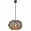 Lampe Turque-Luminaires Globo Lighting Suspension Globo HAMERBEN Noir, 1 lumière