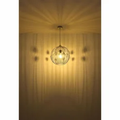 Luminaires Globo Lighting Suspension Globo HANAKO Chrome, 1 lumière* Suspensions