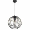 Luminaires Globo Lighting Suspension Globo HANAKO Noir, 1 lumière* Suspensions