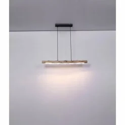 Lampes Vintages & Rétros-Luminaires Globo Lighting Suspension Globo HATT LED Noir, 1 lumière