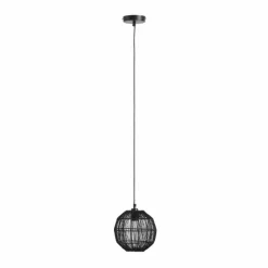 Luminaires Globo Lighting Suspension Globo HERMI Noir, 1 lumière* Suspensions