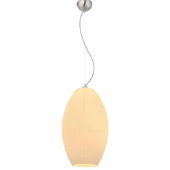 Luminaires Globo Lighting Suspension Globo HING Nickel mat, 1 lumière