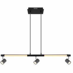 Luminaires Globo Lighting Suspension Globo HL LED Noir, 1 lumière* Éclairage Led