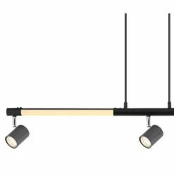 Luminaires Globo Lighting Suspension Globo HL LED Noir, 1 lumière* Éclairage Led