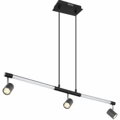 Luminaires Globo Lighting Suspension Globo HL LED Noir, 1 lumière* Éclairage Led