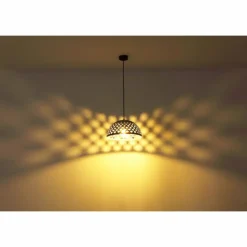 Luminaires Globo Lighting Suspension Globo HOLLIE Noir, 1 lumière* Suspensions