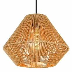 Lampes Vintages & Rétros-Luminaires Globo Lighting Suspension Globo HOUDINI Noir, 1 lumière